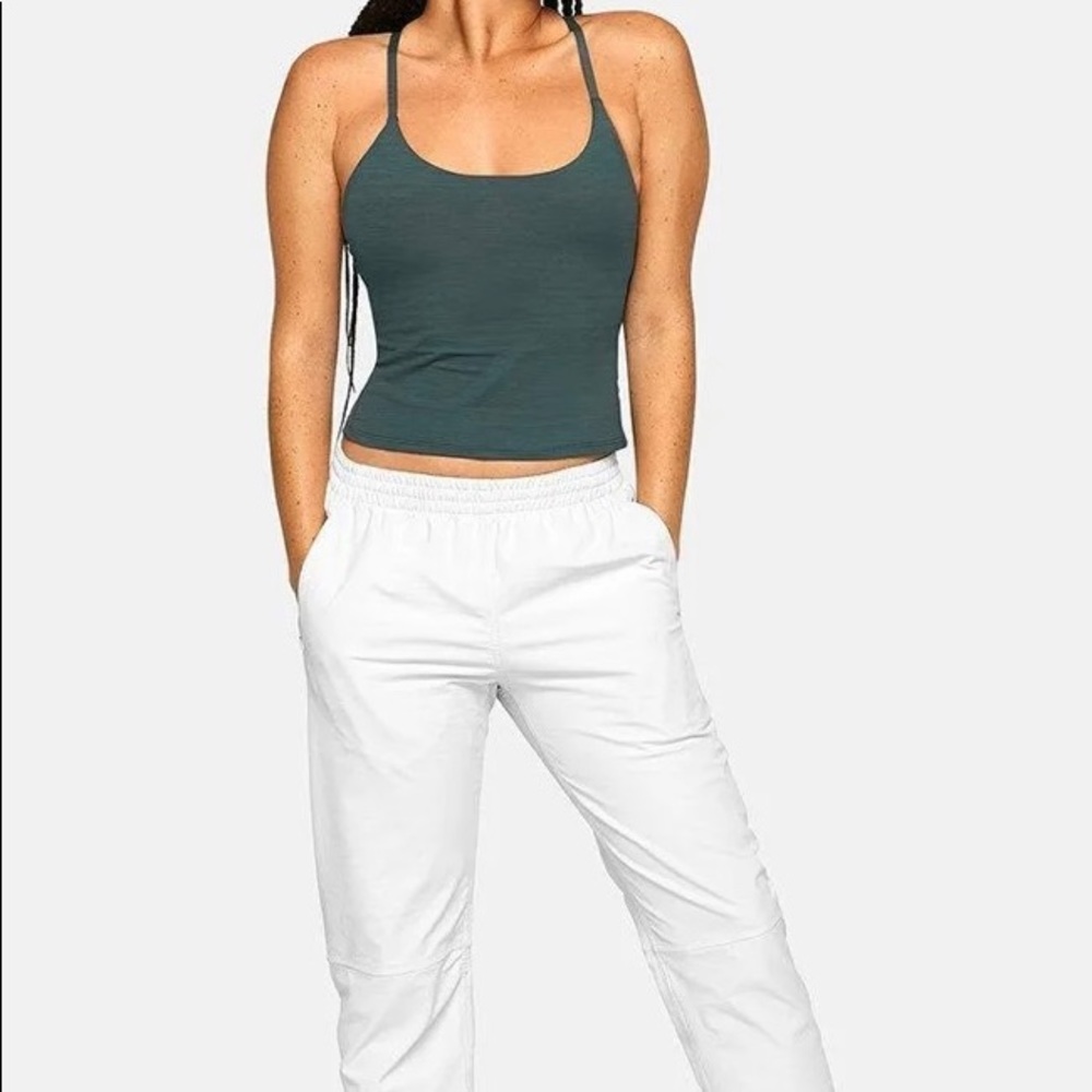 Outdoor Voices Move Free Tank in Evergreen